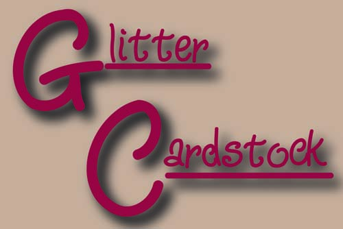 Glitter-Cardstock